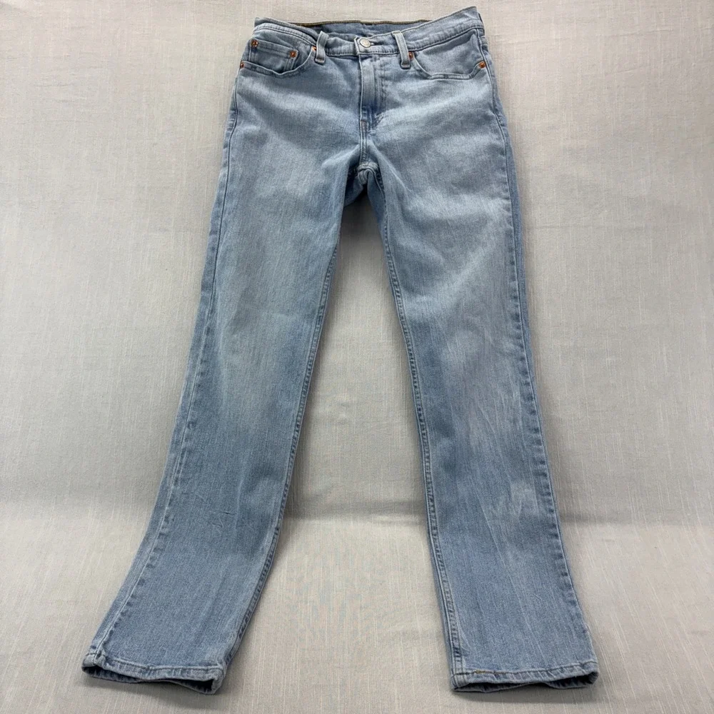 Levi's 511 Slim Fit Jeans Denim Light Blue Solid 30x32 Water<Less 04511-1432